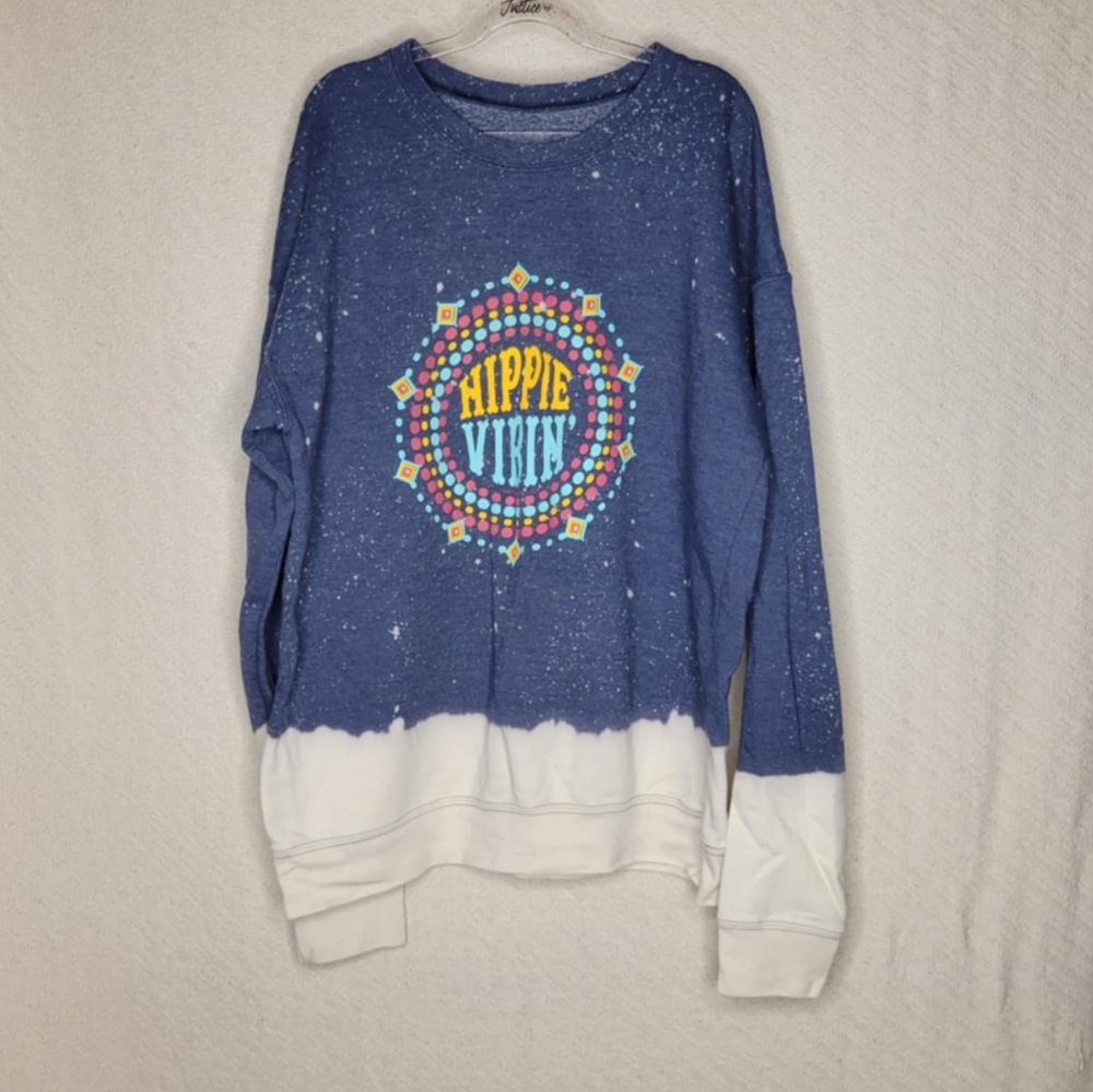 Southern Bliss Blue and White Sweatshirt
